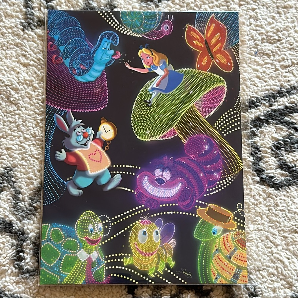 Disney Parks Wonderground Gallery Alice in Wonderland Print